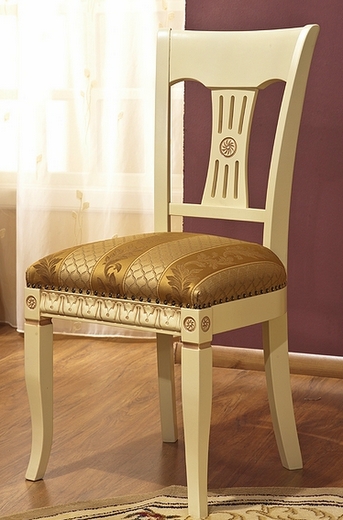 Dřevěné židle Venetia crem